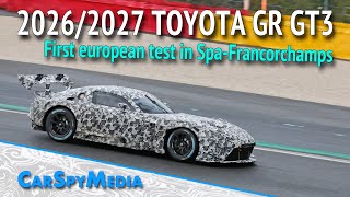 New 20262027 ToyotaLexus GR GT3 Race Car Prototype Starts First European Test In SpaFrancorchamps [upl. by Othe]