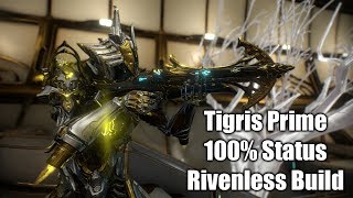 Warframe  Tigris Prime 100 Status Build Corrosive amp Blast [upl. by Oicatsana]