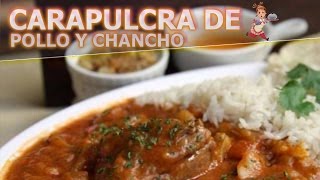 COCINA PERUANA FACIL  CARAPULCRA CON POLLO Y CHANCHO PERUANA  FACIL Y RAPIDO [upl. by Martijn]