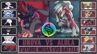 Pokémon Legends ZA Mega Evolution Battle UNOVA vs ALOLA [upl. by Ahsets]