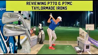 Detail Reviews on P770 amp P7MC irons by TaylorMade Golf [upl. by Yramliw]