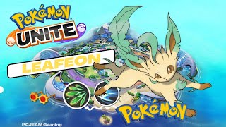 Leafeon on 5 Vs 5 Solo Challenge Epic Gameplay in Pokemon Unite [upl. by Lamont572]