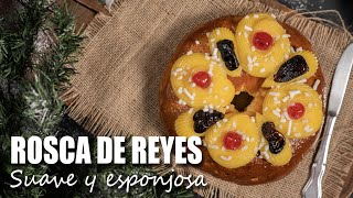 Cómo hacer ROSCA DE REYES  Roscón de reyes  Receta Navideña 🎁🎄 [upl. by Asaph]