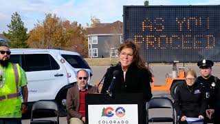 Colorado First Responders Safety Week Kick Off Press Conference with CDOT and CSP [upl. by Dickey]