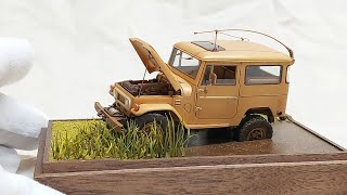 Toyota FJ40 Land Cruisers Wood Art [upl. by Kulsrud]