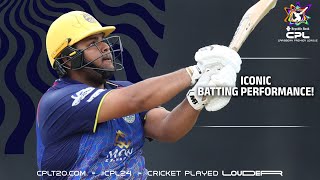 Azam Khan and Rahkeem Cornwall SMASH a Huge GameChanging Score   CPL Memories [upl. by Wolfort73]