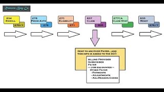 Basic EDI Flowchart with EDI Data Examples Including Encounter How To [upl. by Annaej]