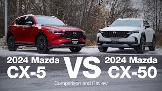 2024 Mazda CX50 vs CX5  Comparison and Review [upl. by Felita]