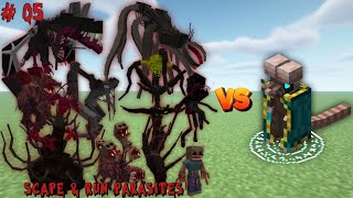 All parasites Scape and Run Parasites MOD VS Neo  Ratlantean Rats MOD in MINECRAFTFinal Part [upl. by Asseralc]