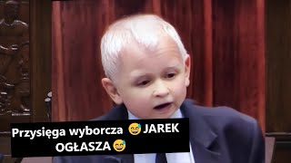 Przysięga wyborcza 😅 PiS Jarek ogłasza😅 PARODIA [upl. by Nerte466]