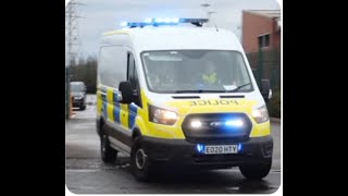 Cheshire Police Cell Van responding to a Incident  Blacon Chester [upl. by Marigolda]