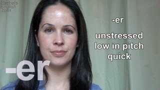 How to Pronounce er Endings American English [upl. by Toby760]