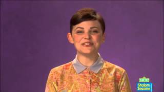 Ginnifer Goodwin Shalom Sesame [upl. by Nuahsel]