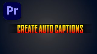 Create AUTO Captions in Premiere pro Add Pop up text [upl. by Anirbys]