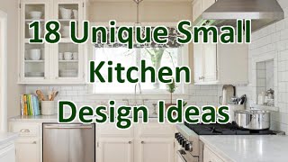 18 Unique Small Kitchen Design Ideas  DecoNatic [upl. by Edmund766]