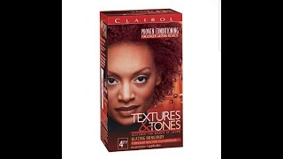 How I Dye My Hair Ft Clairol Textures And Tones 4RV Blazing Burgundy [upl. by Bondy219]