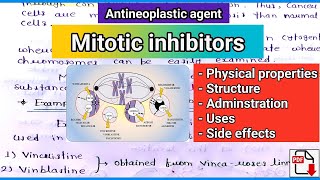 mitotic inhibitors  physical properties  structure  uses  side effectsrelatechemistry21 [upl. by Hendrickson531]