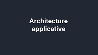 MVP en 24H 03  Architecture applicative [upl. by Arty142]