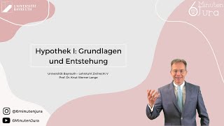 Hypothek I Grundlagen und Entstehung [upl. by Cohbert]