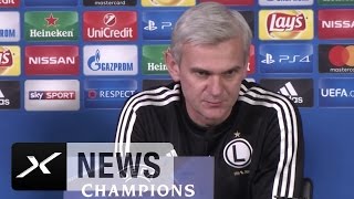 LegiaCoach Jacek Magiera quotoptimistischquot gegen BVB  Borussia Dortmund  Legia Warschau [upl. by Fredi269]