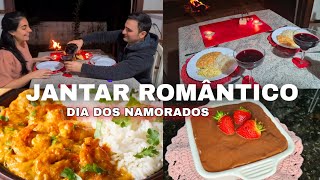 JANTAR COMPLETO ROMÂNTICO PARA O DIA DOS NAMORADOS  EM CASA  DECORAÇÃO LINDA [upl. by Henrik]