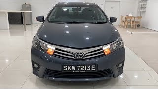 Toyota Corolla Altis 16L CVT Elegance LED Keyless 2015 Grey  SKW7213E [upl. by Nifares537]