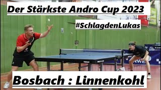 Der Stärkste Andro Cup 2023  Einfach Starke Ballwechsel LBosbach2222TTR  JLinnenkohl2054TTR [upl. by Schnurr]