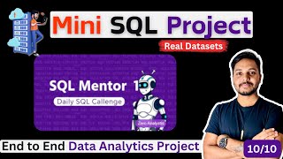 RealTime Data Analytics SQL Project Beginner  Resume Project Data Science SQL Mentor Data  1010 [upl. by Ekenna]