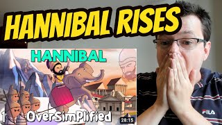 History Nut Reacts to SECOND PUNIC WAR  OVERSIMPLIFIED Part 1  Hannibal Rises [upl. by Raquel534]