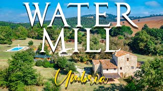 WATER MILL FOR SALE IN TODI UMBRIA  ROMOLINI [upl. by Zendah]