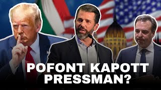 Trump beleszállt Pressmanba nem fogta vissza magát  Yaro Patrice [upl. by Tobye]