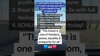 future equality freedom prosperity peace America ​election progressive affirmation [upl. by Gentilis]