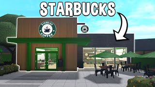 Building STARBUCKS in Bloxburg [upl. by Dougald816]