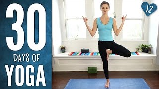 Day 12  Yoga For Spinal Health  30 Days of Yoga [upl. by Vatsug663]