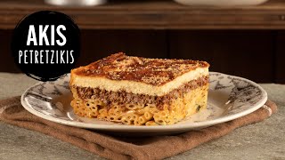 Pastitsio Greek Baked Pasta  Akis Petretzikis [upl. by Idona]