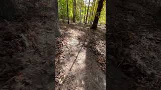 Part one of making a bike track in my backyard bikes pitbike mountianbike outdoors shorts [upl. by Martinez]