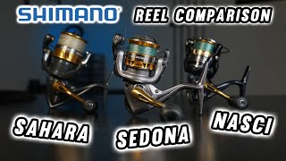 Shimano Sedona Sahara and Nasci Which Do You Need Full Comparison [upl. by Ynnattirb]