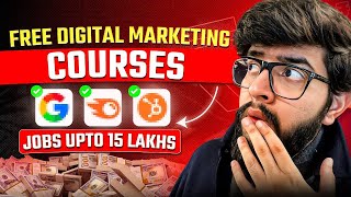 Top 5 Free Online Courses with Certificate  Best Online Courses in Digital Marketing [upl. by Berlin566]