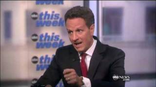 Geithner Talks Economy [upl. by Waal]