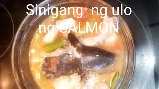 EASYCOOK YUMMY SINIGANG HEAD OF SALMON TrioTribeinCanada [upl. by Lundberg]