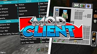 ⭐¡INCREÍBLE CLIENTE CON MODS PARA MINECRAFT BEDROCK 11911 amp 11920🔥 [upl. by Greenfield]