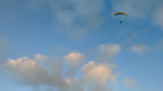 Paragliders at Darwen Tower [upl. by Pihc837]