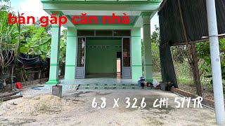 Kẹt tiền bán gấp căn nhà 68mx326m chỉ 599 tr cách ĐT 788 chỉ 500m gần chợ muabánnhàđấttâyninh [upl. by Curry]