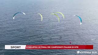 08 NOVEMBRE 2024  SPORT  A GALLIPOLI LE FINALI DEI CAMPIONATI ITALIANI DI KITE [upl. by Nnairb]