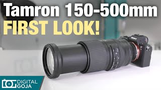 Tamron 150500mm First Look  150500mm f567 di iii vc vxd [upl. by Enytsirk]