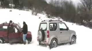 jimny e panda vs neve [upl. by Auhesoj]