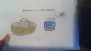 Geflochtene Körbe pflegen  Tipps [upl. by Cerell]