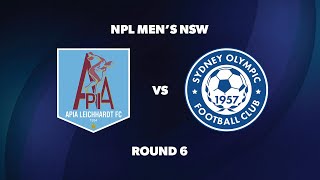 NPL Men’s NSW Round 6 APIA Leichhardt FC v Sydney Olympic FC [upl. by Eduard]