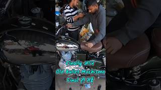 Old Model Bullet Machismo 350 Restoration In Mayapuri  Royal Enfield AVL Engine Sound [upl. by Yrallih62]