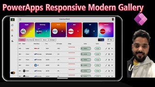 Power Apps Modern Gallery Design  Modern UI Design PowerApps [upl. by Hesler]